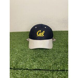 Vintage Cal Bears hat cap strap back new blue silver California mens 90s Y2K